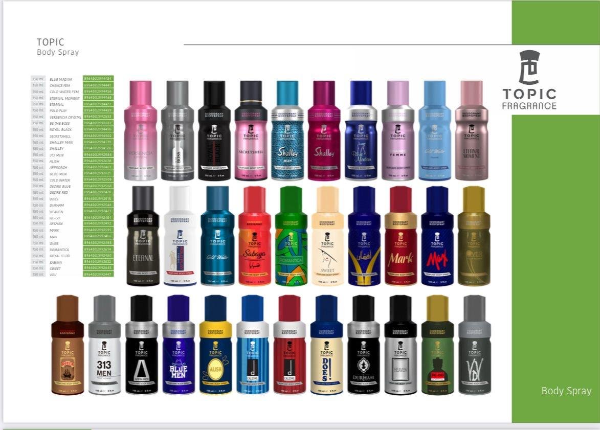 TOPIC BODY SPRAY 150ML