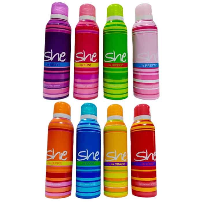 SHE BODY SPRAY 200ML