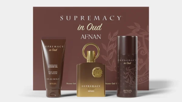 Afnan Supremacy In Oud Extrait de Parfum 100ml / Shower gel 150ml / Perfume Deo Spray 150ml