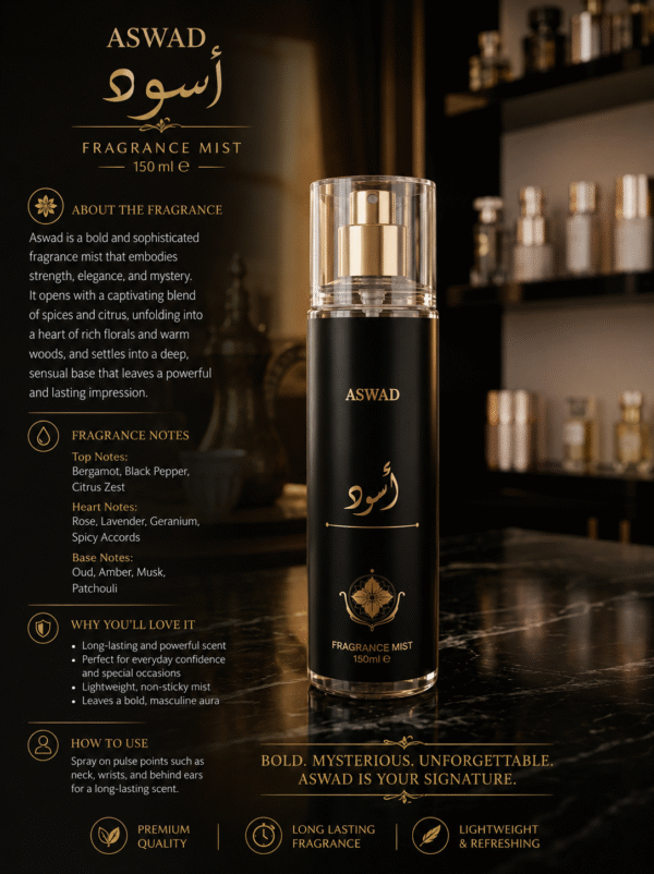 ASWAD MIST 150ML AUSO